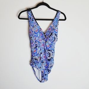 Clean Water one piece bathing swim suit floral